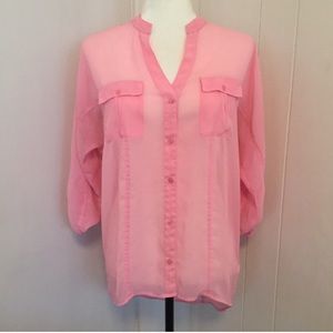 Candie’s Sheer Pink Top